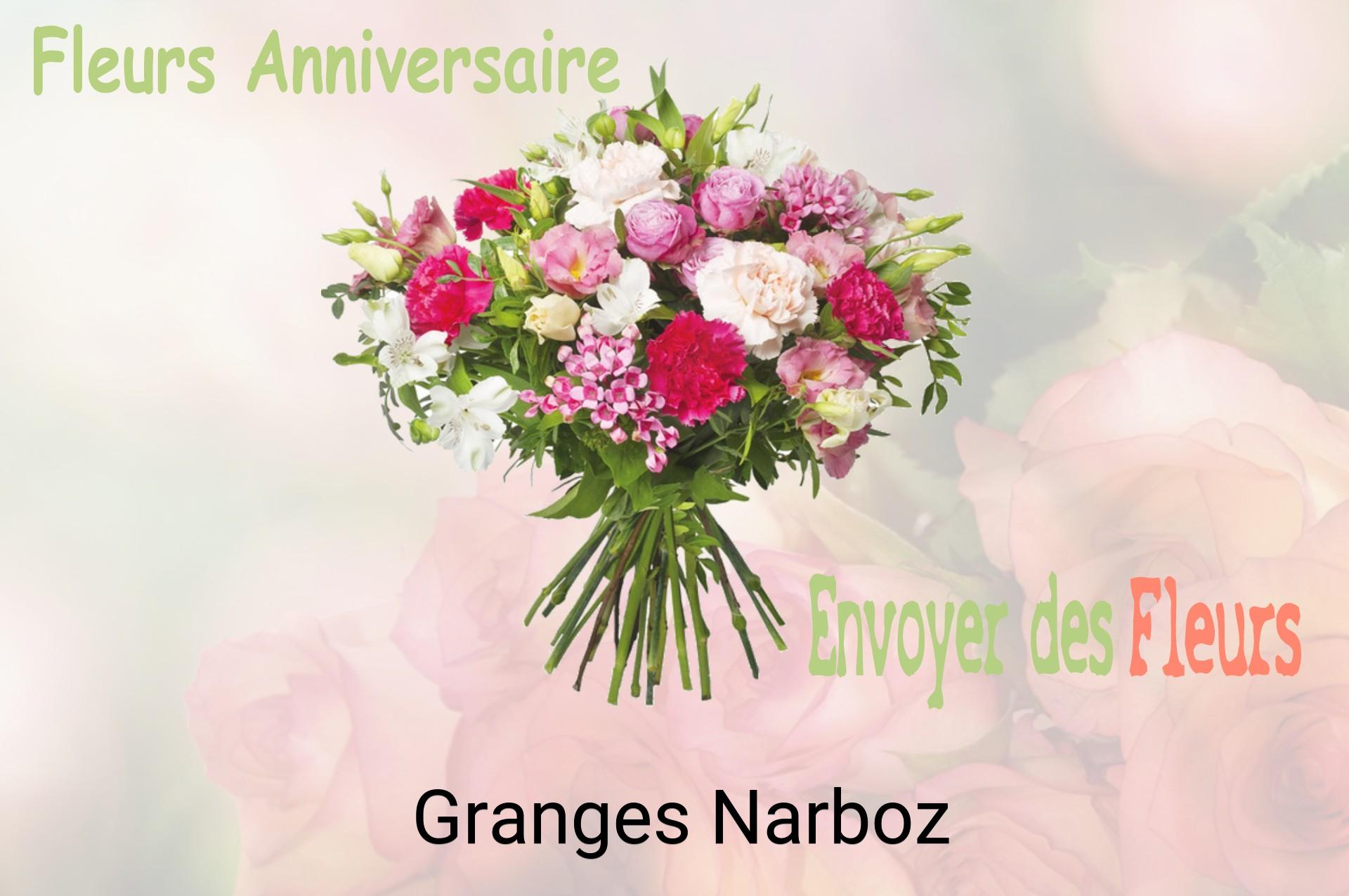 Bouquet de fleurs d’anniversaire livré à Granges-Narboz