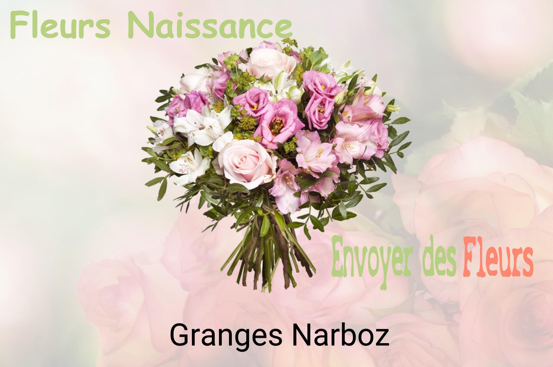 Bouquet de fleurs de naissance livré à Granges-Narboz