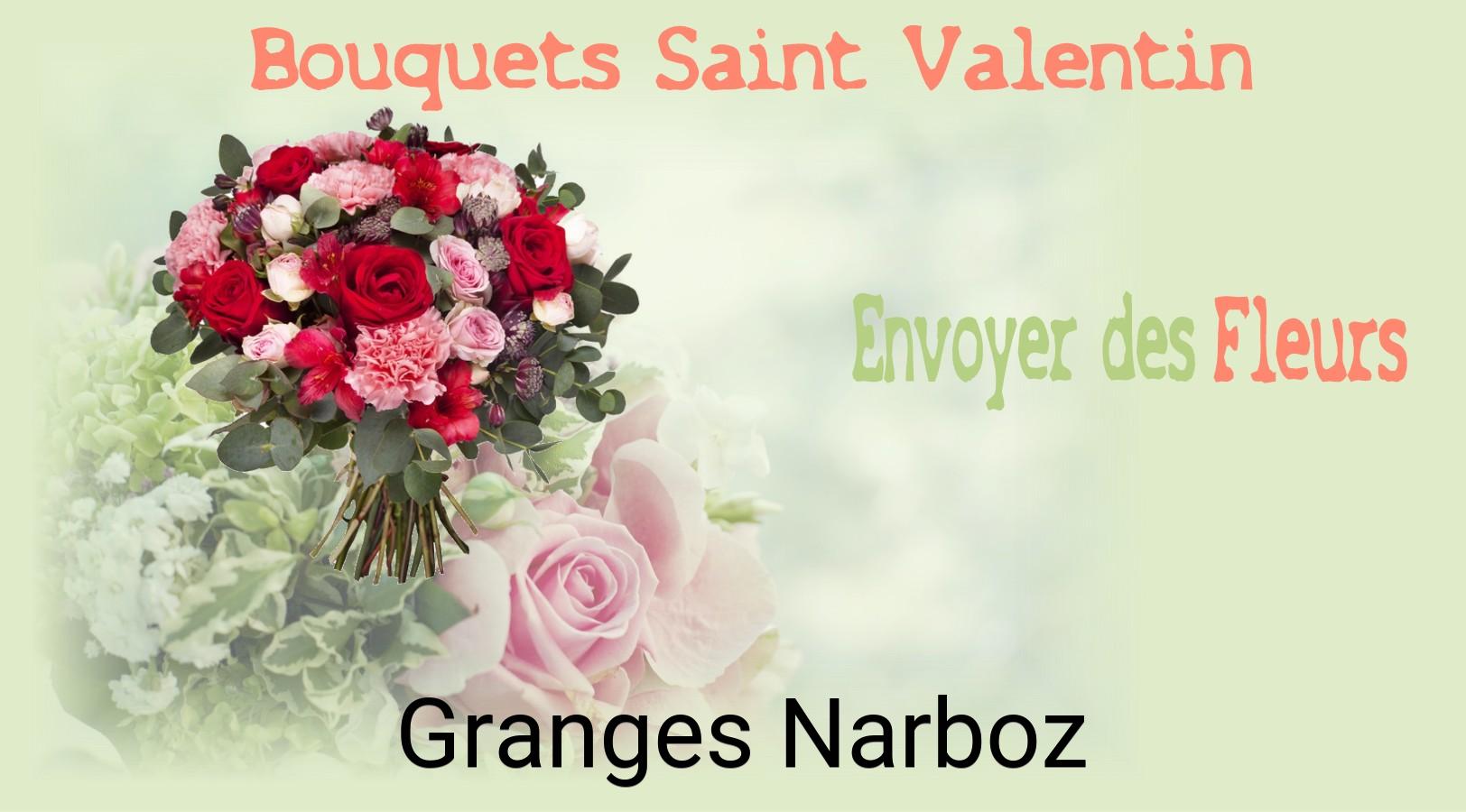 Roses de Saint-Valentin livrées à Granges-Narboz